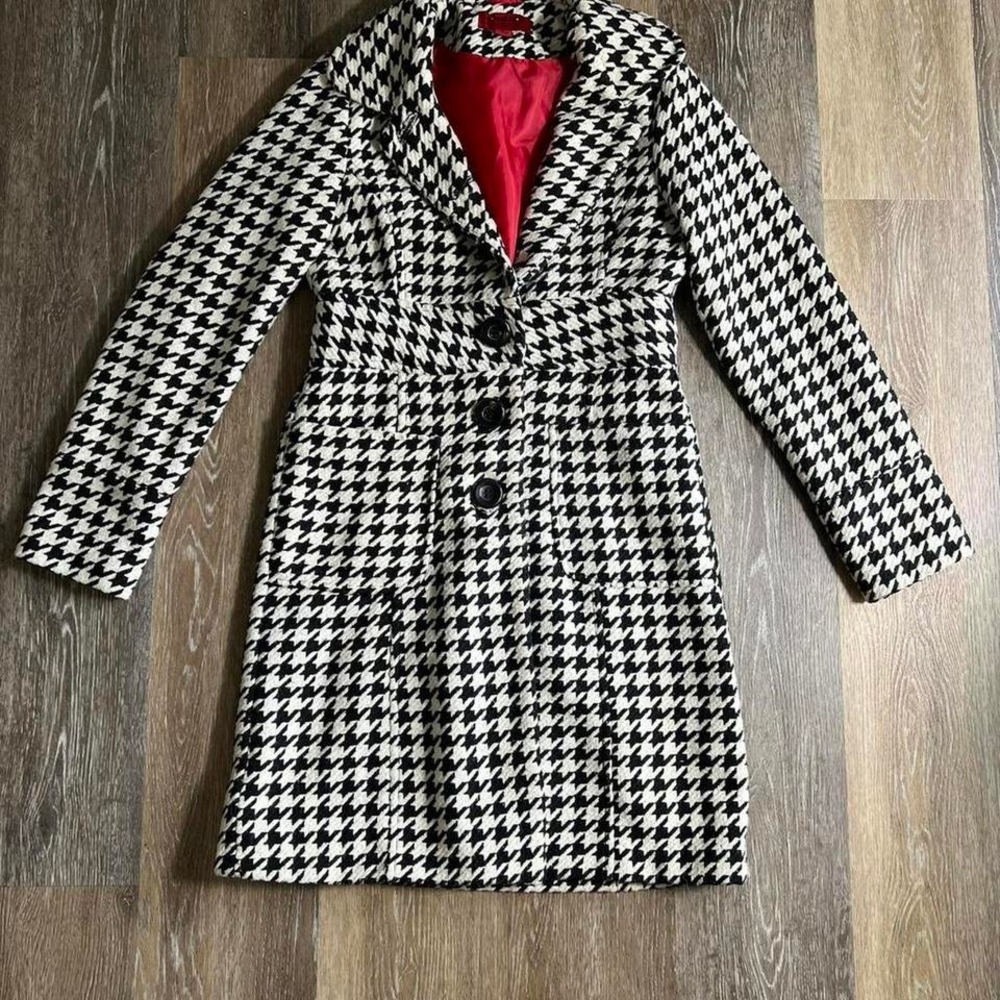 Coffee Shop Houndstooth Jacket‎